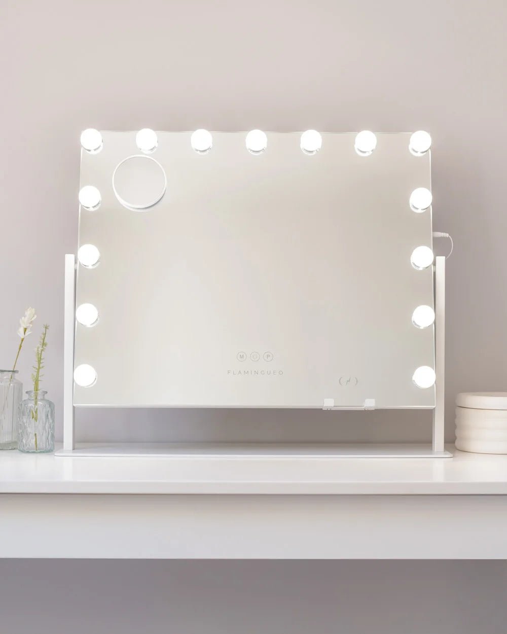 Espejo con Luz - Carga inalámbrica - Misswood