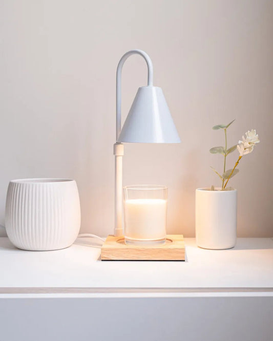 Lampara para velas - Blanco - Misswood