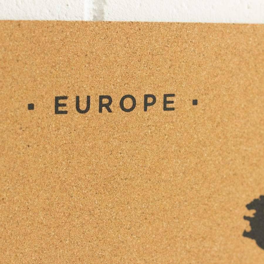 Mapa de corcho - Woody Map Natural Europa - Misswood