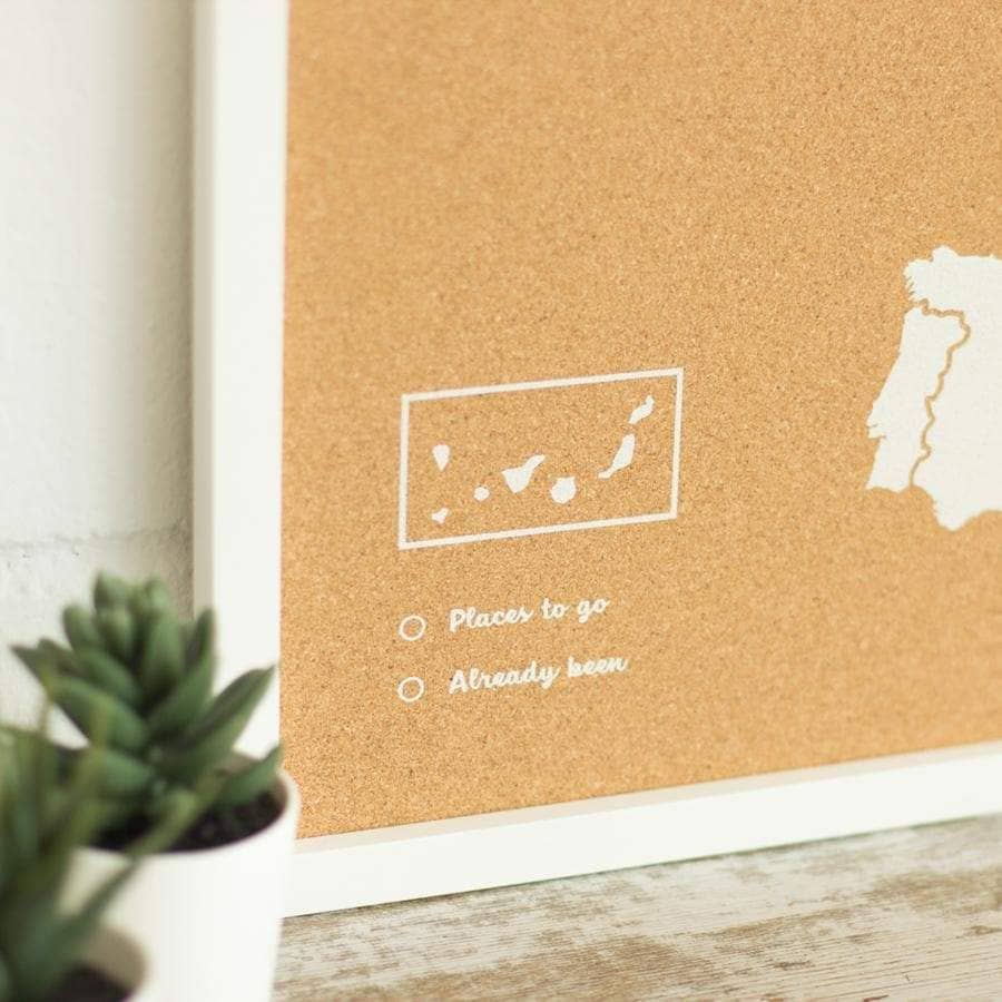 Mapa de corcho - Woody Map Natural Europa - Misswood