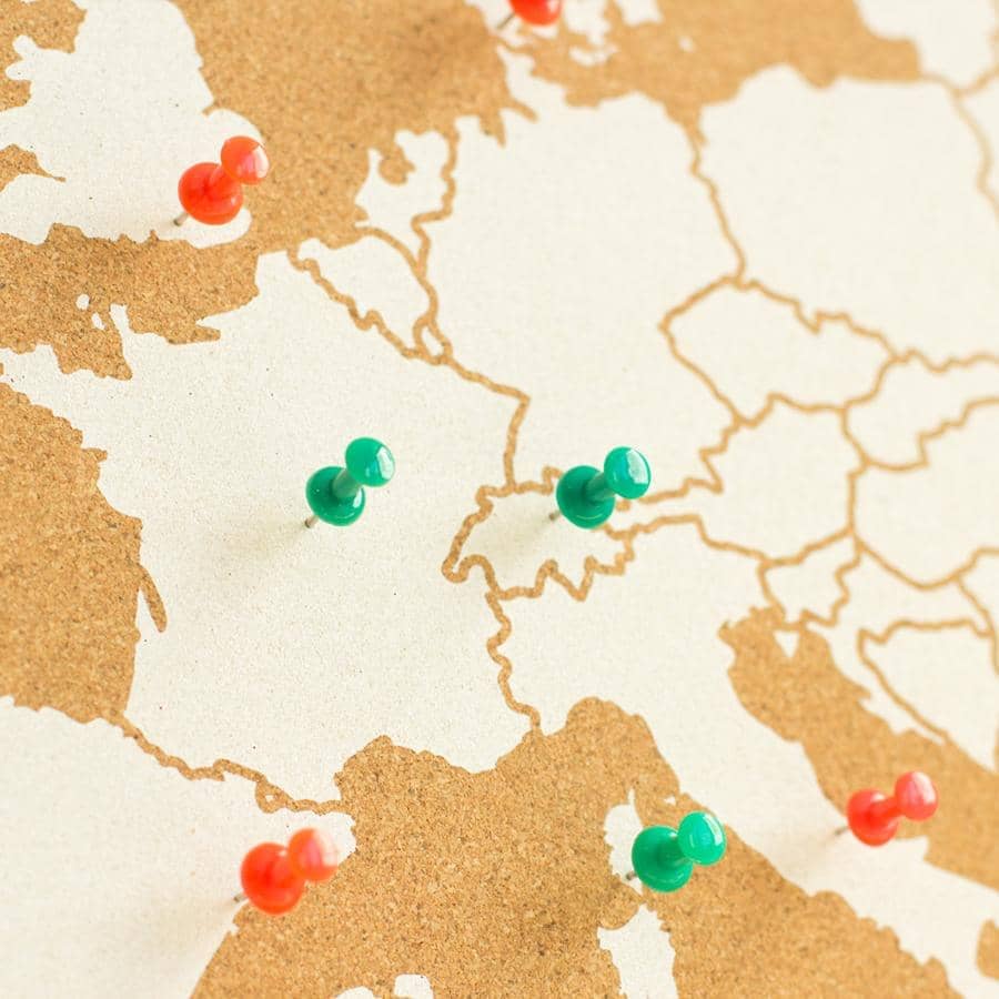 Mapa de corcho - Woody Map Natural Europa - Misswood