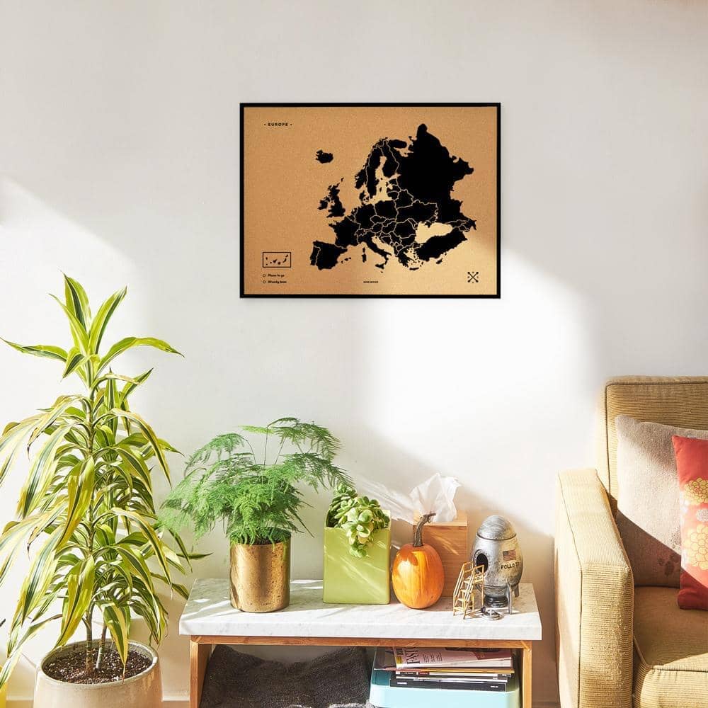 Mapa de corcho - Woody Map Natural Europa - Misswood