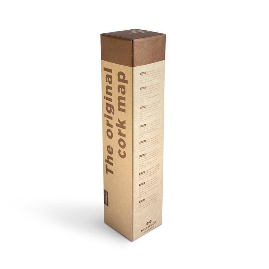 Mapa de corcho - Woody Map Natural Europa - Misswood